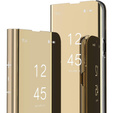 Case for Samsung Galaxy M52 5G, Clear View, gold