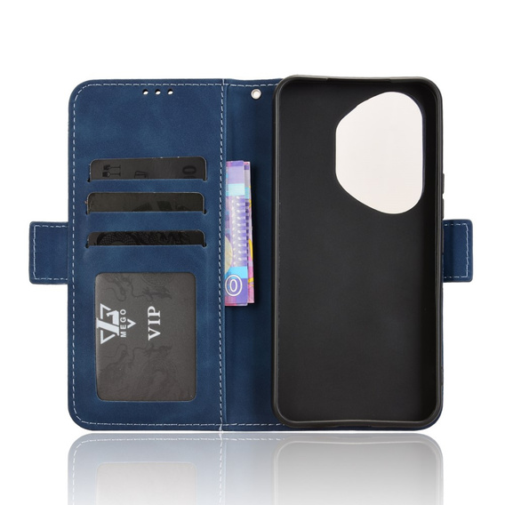 Flip case for Honor 400 Pro 5G, Card Slot, dark blue