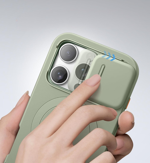 Case for iPhone 16 Pro, Suritch Shockproof, for MagSafe, green