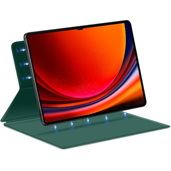 Case for Samsung Galaxy Tab S9 Ultra, Magnetic, green