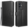 Flip case for Infinix Note 12 5G, Crazy Horse Wallet, black