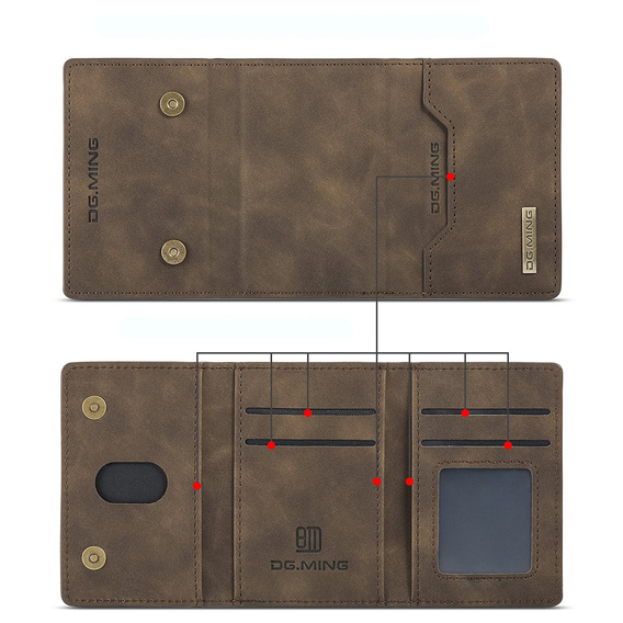 Case for Samsung Galaxy S21 FE, DG.MING 2in1, blue