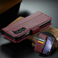 CASEME flip case for Samsung Galaxy Z Fold6 5G, Litchi Wallet, red