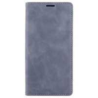 Case for Samsung Galaxy A54, ERBORD Vintage, wallet with flap, grey