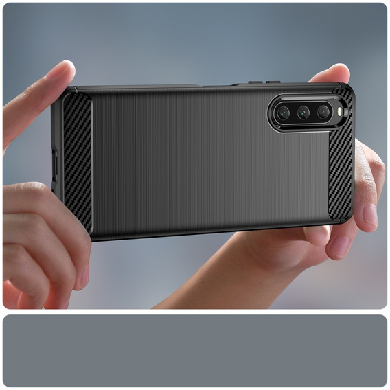 Case for Sony Xperia 10 V, Carbon, black