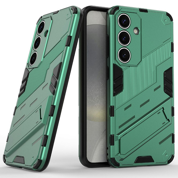 Case for Samsung Galaxy A56 5G, Military kickstand, green