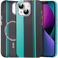 MagSafe's iPhone 13 Case, Carbon Fiber, black / blue