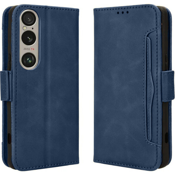 Flip case for Sony Xperia 1 VI, Card Slot, dark blue