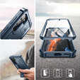 Armored case for Samsung Galaxy S23 Plus, Dexnor Full Body (Two Frames), dark blue