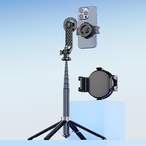 Blavec Fusion P06 - aluminium selfie stick with MagSafe, tripod and remote control