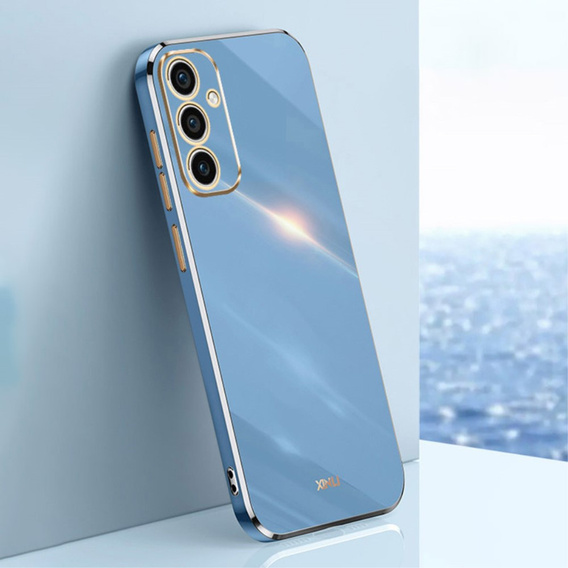 Case for Samsung Galaxy A55 5G, Glamour CamShield, blue