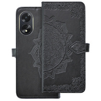 Flip case for Oppo A38 4G / Oppo A18 4G, Mandala, black
