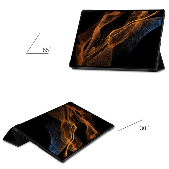 Case for Samsung Galaxy Tab S9 Ultra, Smartcase, black