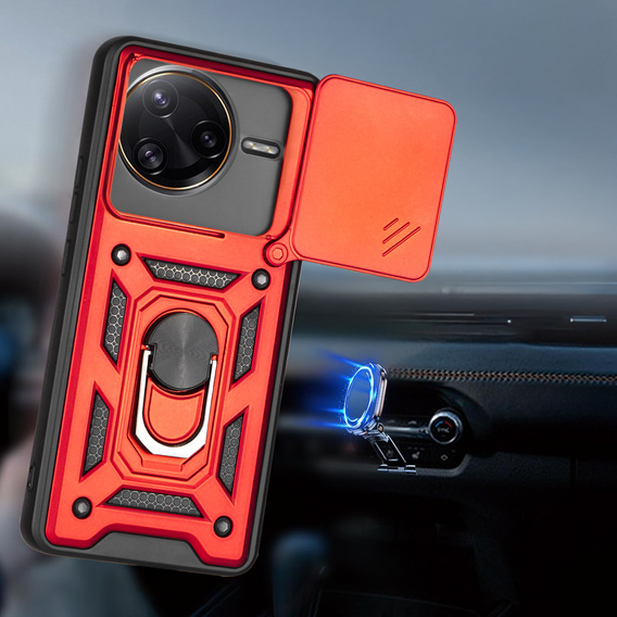 Case for Xiaomi Poco F7 Ultra, CamShield Slide, red
