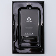 Love Mei Case for iPhone 12, armored with glass, black