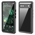 IP68 Waterproof Case for Google Pixel 6a, Redpepper, black