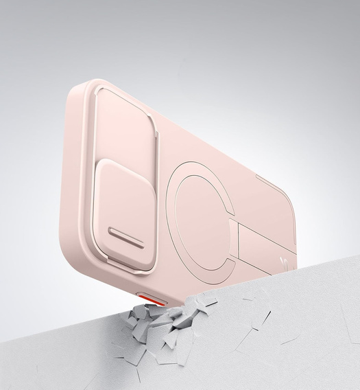 Case for iPhone 13 Pro Max/12 Pro Max Suritch Shockproof, Suritch Shockproof, for MagSafe, pink