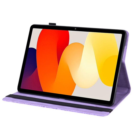 Flap case for Xiaomi Redmi Pad SE 11", flower, purple