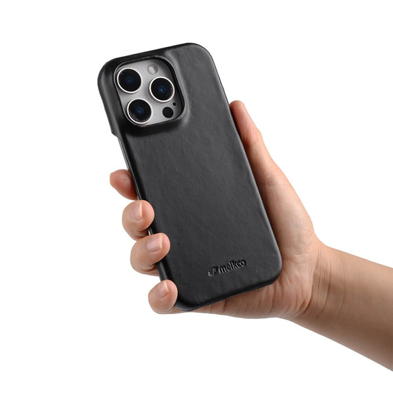 MELKCO case for iPhone 16 Pro, Waxy Textured, black