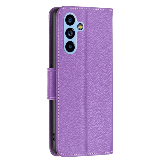 Flip case for Samsung Galaxy A54 5G, Wallet Litchi Magnet, purple