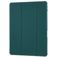 Case for iPad 10.2 2021 / 2020 / 2019, Smartcase Hybrid, with stylus space, dark green