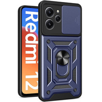 Case for Xiaomi Redmi 12, CamShield Slide, dark blue