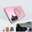 MagSafe case with stand for Samsung Galaxy A37 5G, pink