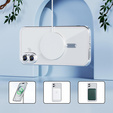 Case for iPhone 16 Plus, Electro MagSafe, silver + Screen Glass