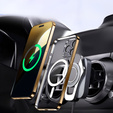 Case for iPhone 16 Pro, Electro MagSafe, gold + Screen Glass