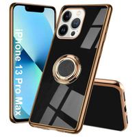 Case for iPhone 13 Pro Max, Electro Ring, black