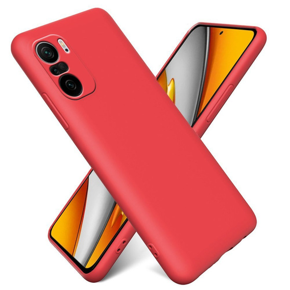 Case for Xiaomi Mi 11i / POCO F3, Silicone Lite, red