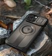 Armored case for iPhone 14 Pro Max, Dexnor CamProtect MagSafe, black (Two frames)