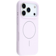 Silicone case for iPhone 17 Pro Max, for MagSafe, anti-shock, purple