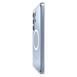 Spigen MagSafe Case for Samsung Galaxy S25 Ultra, Ultra Hybrid, transparent / white + 9H Tempered Glass