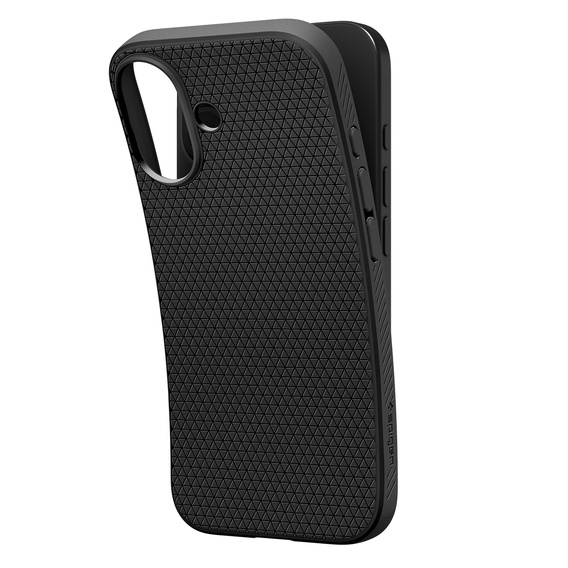 Spigen Liquid Air Case for iPhone 17, Matte Black