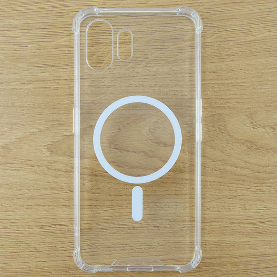 Case for Nothing Phone 2, Fusion Hybrid, for MagSafe, transparent