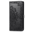 Flip case for Infinix Note 30 VIP, Mandala, black