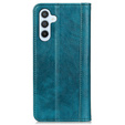 Case for Samsung Galaxy A25 5G, Wallet Litchi Leather, green