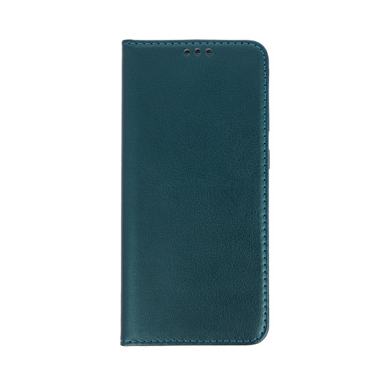 Flip case for Samsung Galaxy A54 5G, Smart Magnetic, dark green + 9H glass