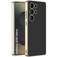 Case for Samsung Galaxy S25 Ultra, GKK Leather, carbon black
