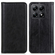Case for Xiaomi 14T, Wallet Litchi Leather, black
