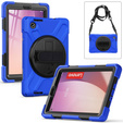 Children's case for Lenovo Tab M8 Gen 4 TB-300FU, armored with strap, blue