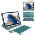 Keyboard case for Samsung Galaxy Tab A9+, Rotary 360° Leather, dark green