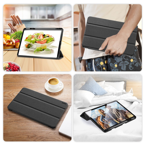 Case for Xiaomi Pad 6S Pro 12.4", Dux Ducis Domo, black