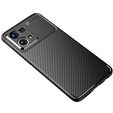 Case for Oppo Reno7 4G, Carbon Gel, black