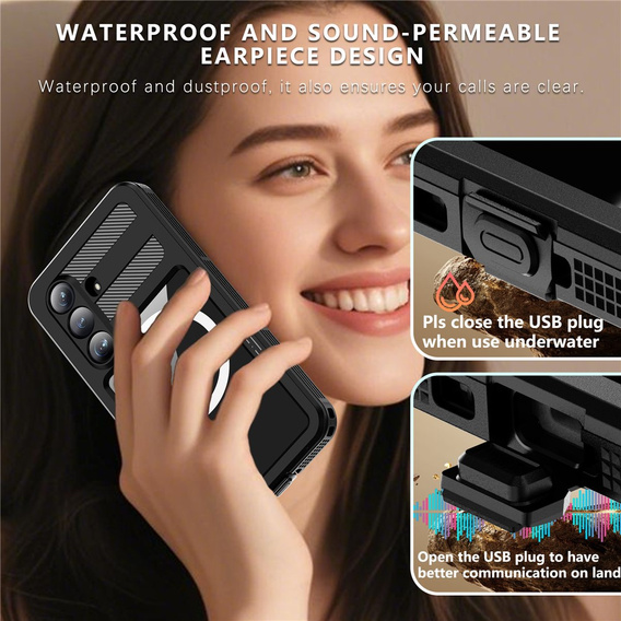 REDPEPPER waterproof case for Samsung Galaxy S26, black