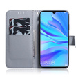 Flip case for Huawei P30 Lite, Wallet, tree, blue