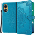 Flip case for Oppo Reno8 T, Mandala, blue