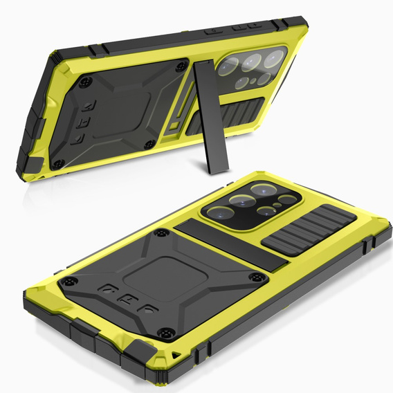 Armored case for Samsung Galaxy S24 Ultra, R-JUST, yellow