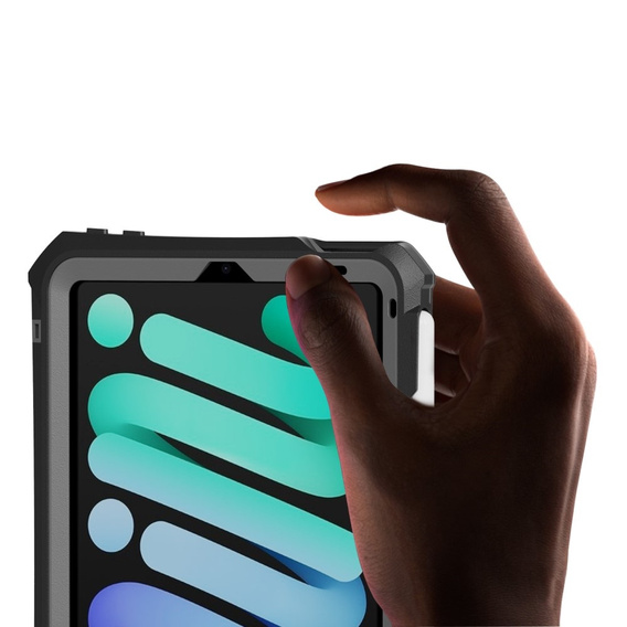 IP68 Waterproof Case for iPad mini 8.3" 2021 (6 gen.) / iPad mini 8.3" 2024 (7 gen.), black
